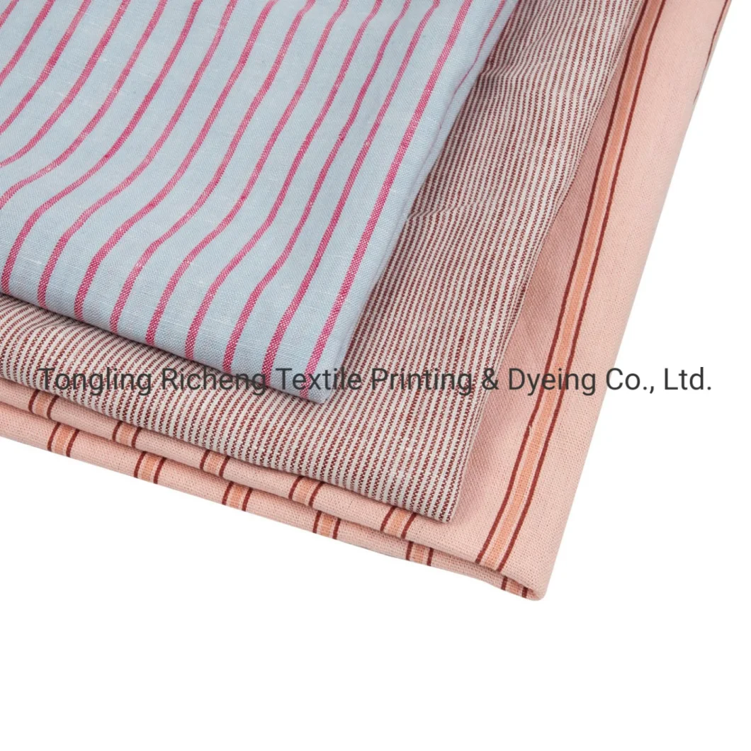 Customer Digital Printing L/V 10*10 Environmental Breathable and Comfortable Textile Linen Fabric