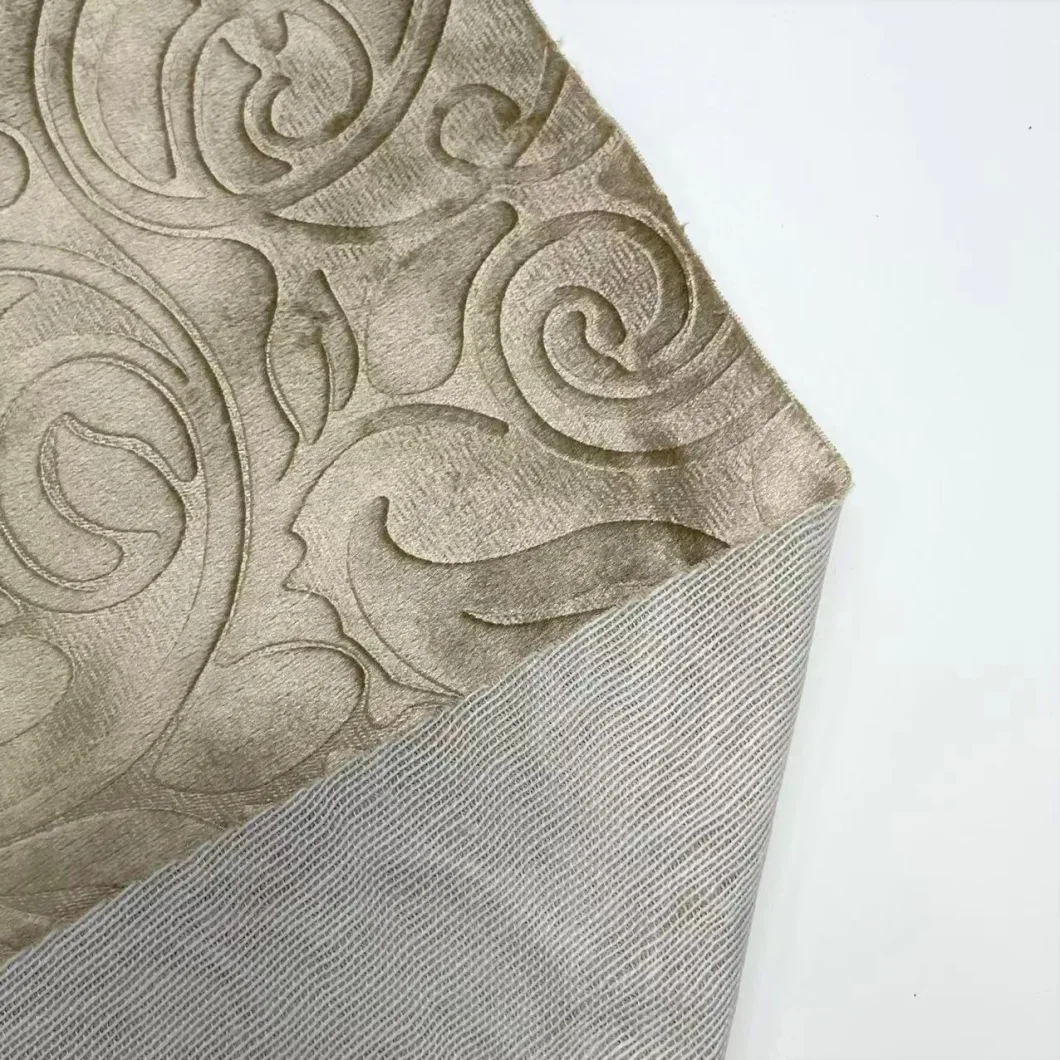 China Manufacture Embossed Upholstery Sofa Fabrics for Hotel