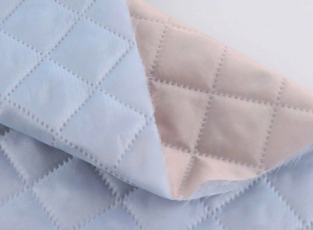 China Wholesale Fabric Market Furniture Fabric Polyester Quilted/Ultrasonic Quilting/Quilt Fabric for Garment and Upholstery/Winter Jacket